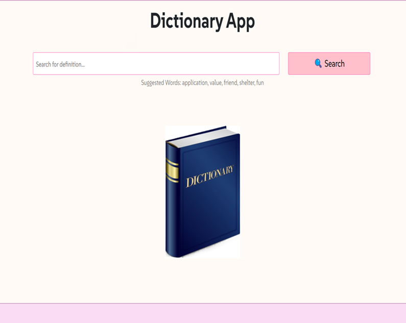 Dictionary App